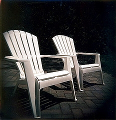 Adirondack plastic chairs